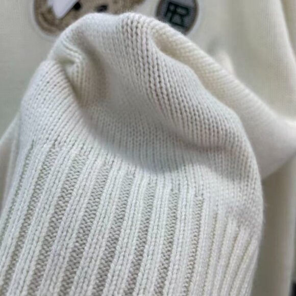 Polo Ralph Lauren White tennis bear sweater for women - Picture 8 of 9